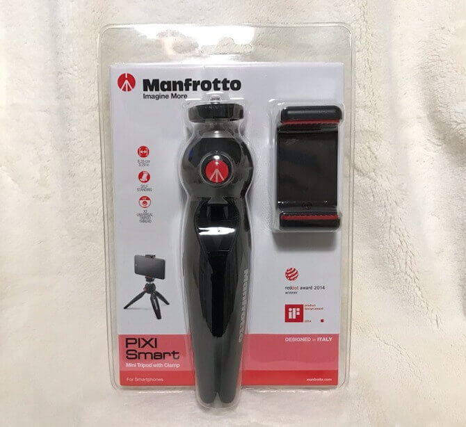 Manfrotto（マンフロット）』ミニ三脚PIXI Smartの実機レビュー♪Manfrottoミニ三脚のおススメの使い方 |  PC・ガジェットアイテムをシェアしよ♪口コミや評判から各機比較検討まで！