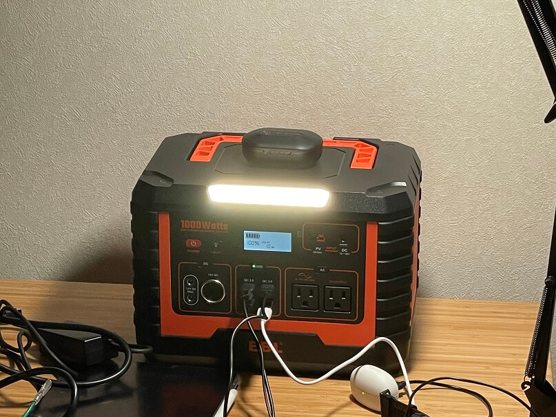 【実機】『EBLポータブル電源MP1000』レビューと評判♪ソロキャンも『EBLポタ電』一つで十分な1000w高出力対応モデル♪ | PC ...